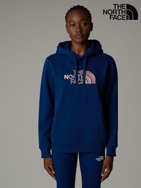 כחול  - The North Face קפוצ'ון ללא רכיסה מלאה, סדרת Drew Peak (E87323) | ‏352‏₪