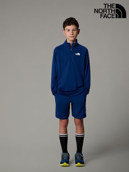 Blau - The North Face Teen Never Stop Exploring 1/4 Zip Top (E87374) | 54 €