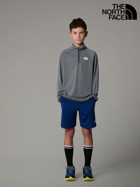 Grau - The North Face Teen Never Stop Exploring 1/4 Zip Top (E87380) | 54 €
