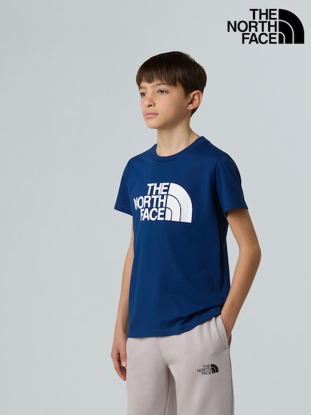 The North Face Blue Boys Easy T-Shirt (E87381) | AED128