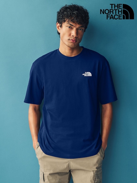 The North Face Blue Essential Oversized T-Shirt (E87758) | €37