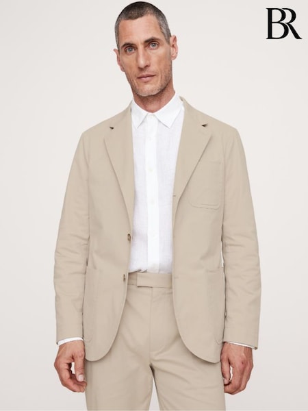 Banana Republic Cream Italian Stretch Blazer (E87818) | €308