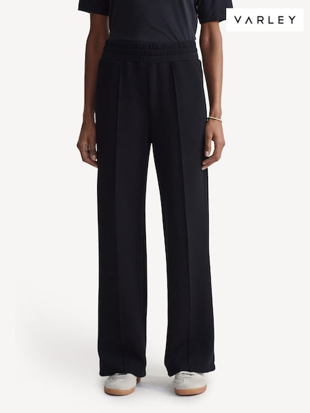 Varley Black The Wide Leg 30 Joggers (E87951) | AED611