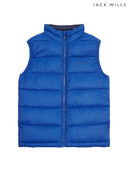 Sininen - Jack Wills Boys Classic Gilet (E88079) | €79 - €95