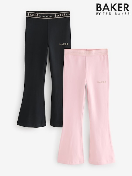 Baker by Ted Baker Multi Flares Trousers 2 Pack (E88099) | 34 € - 41 €