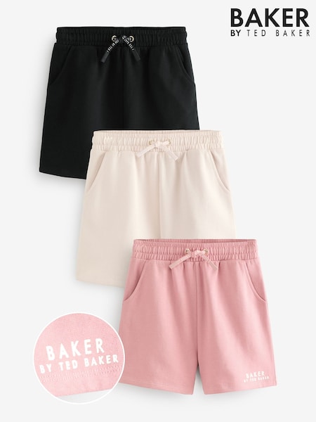 Multicolor - Baker by Ted Baker Multi 100% Cotton Shorts 3 Pack (E88100) | 51 € - 57 €