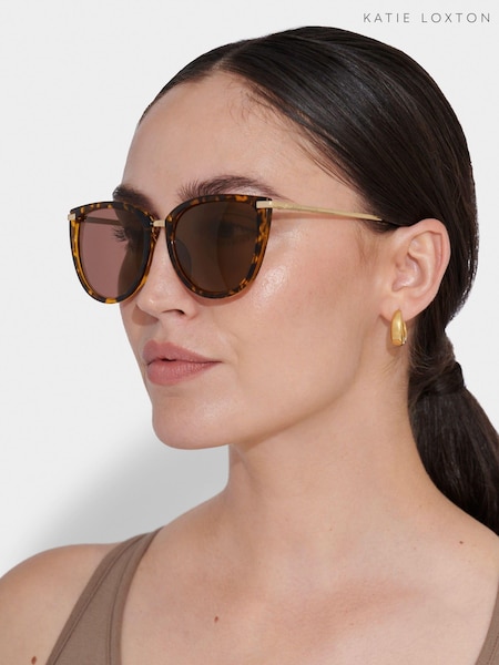 Katie Loxton Sardinia Tortoiseshell Sunglasses (E88329) | 125 LEI