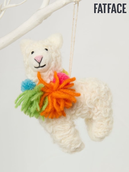 White Alpaca Decoration (E88473) | ₪45