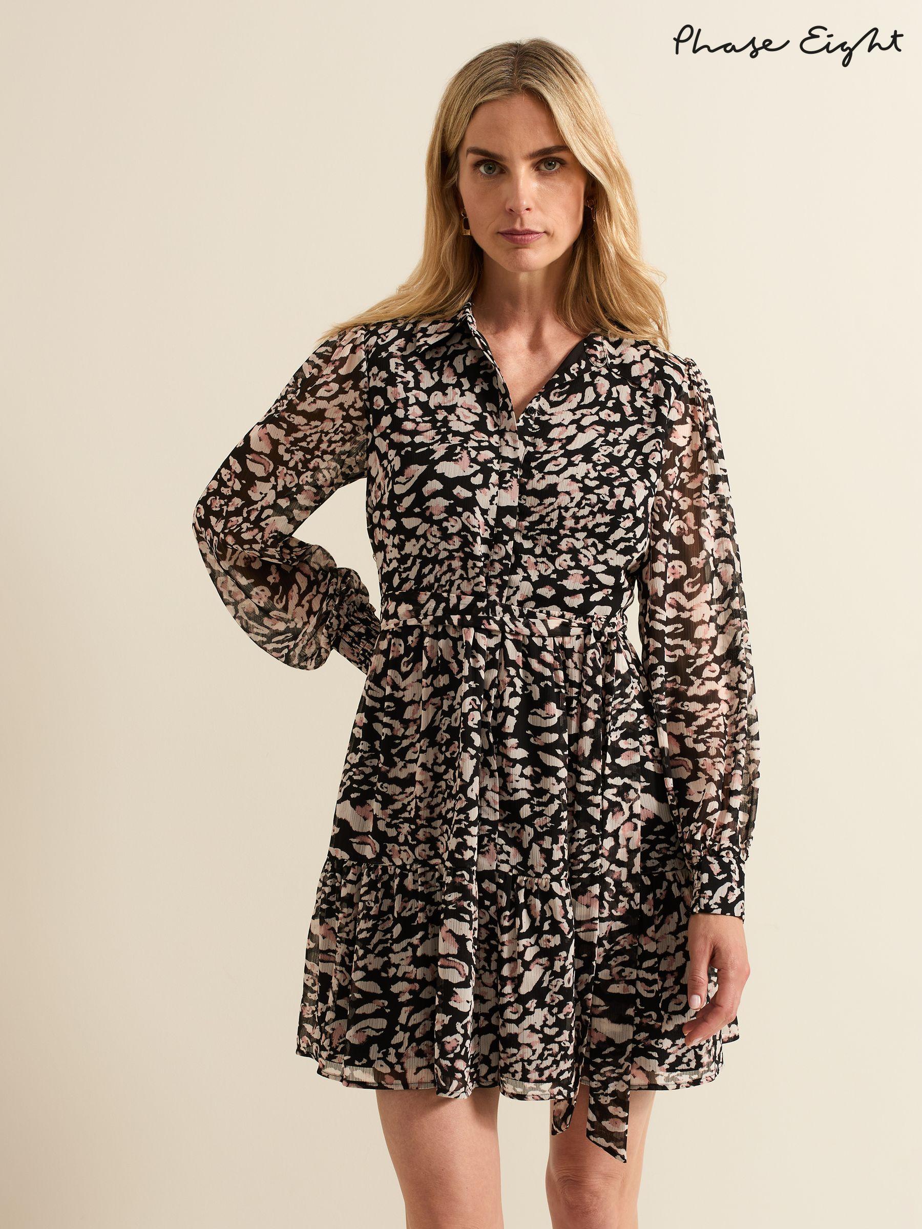 Phase eight animal print dress discount