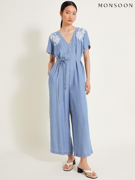 Monsoon Jael Embroidered Jumpsuit (E88546) | 268 LEI