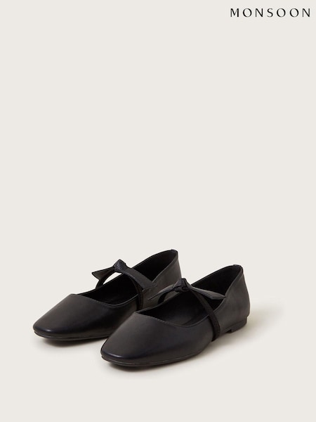 Monsoon Black Betty Ballet Flats (E88559) | €59