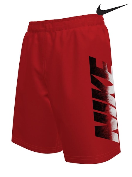 Nike Red Bold Logo 7 Inch Volley Swim Shorts (E88579) | 1,622 UAH