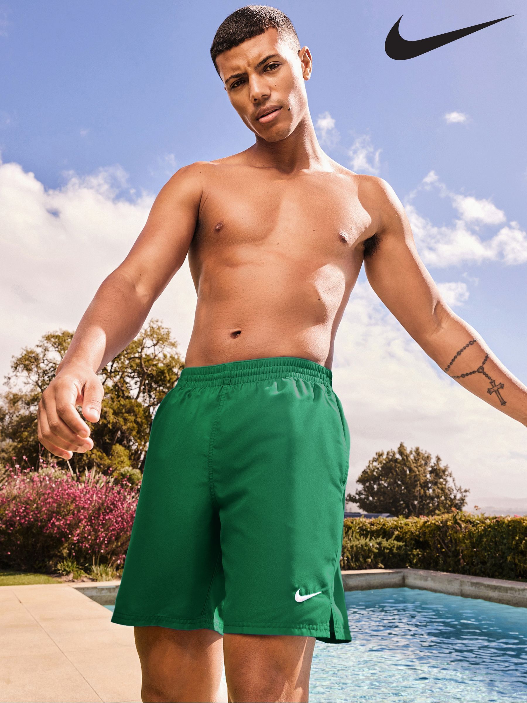 hunter green nike shorts