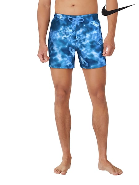 Nike Dark Grey Water Tie Dye Print 5 Inch Volley Shorts (E88586) | € 72