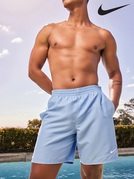 Ljus Blå - 7 tum - Nike Essential 7 Inch Volley Swim Shorts (E88587) | kr630