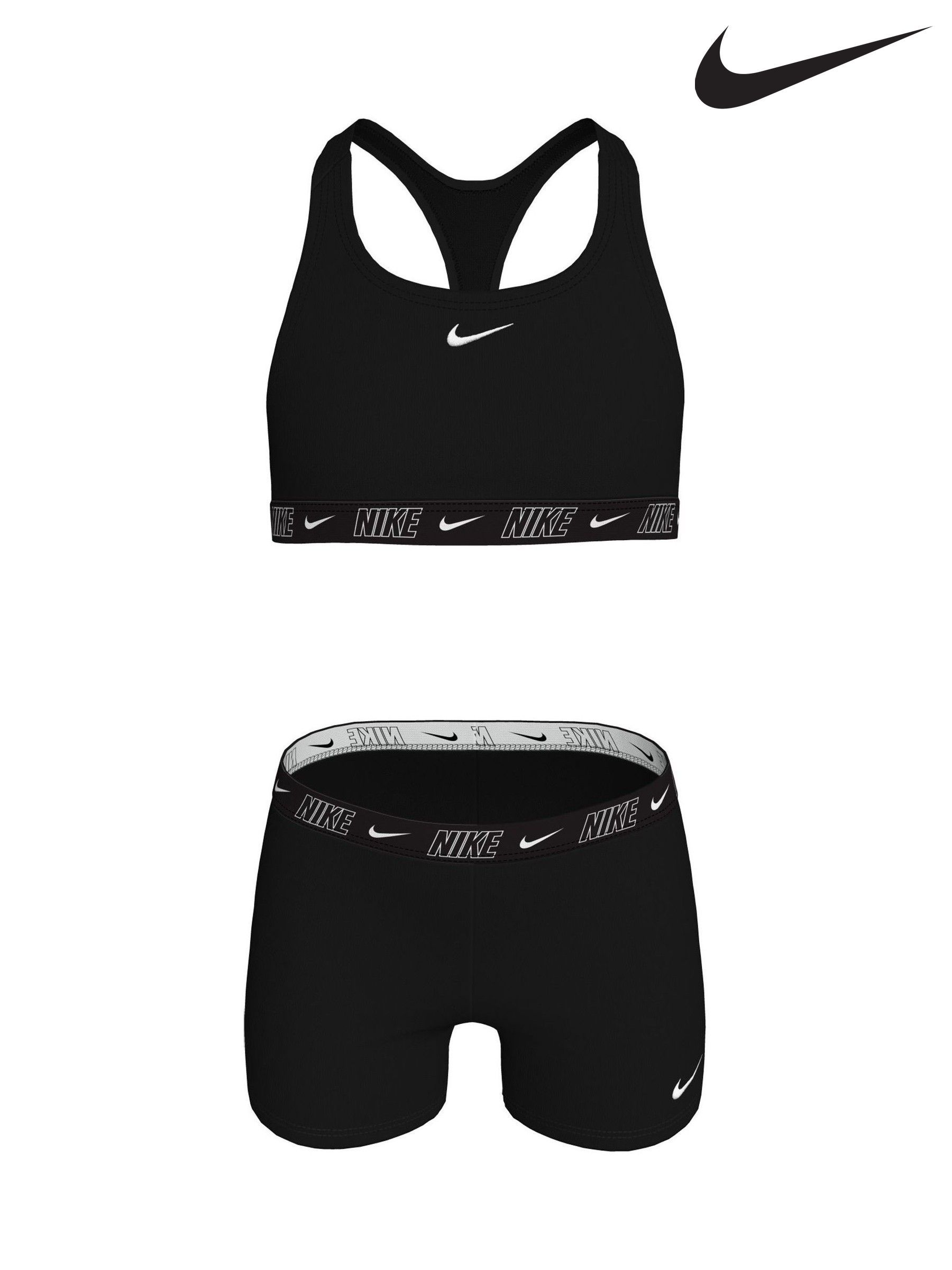nike sporty shorts set