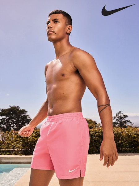 Nike Pink Essential 5 Inch Volley Swim Shorts (E88632) | €34