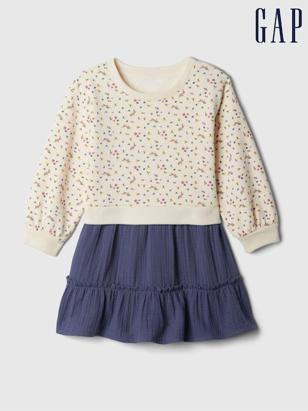 Gap Cream 2-in-1 Jumper Dress (6mths-5yrs) (E88706) | €19.50