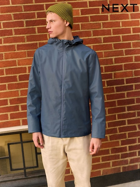 Slate Grey Waterproof Rubberised Anorak (E88731) | €79