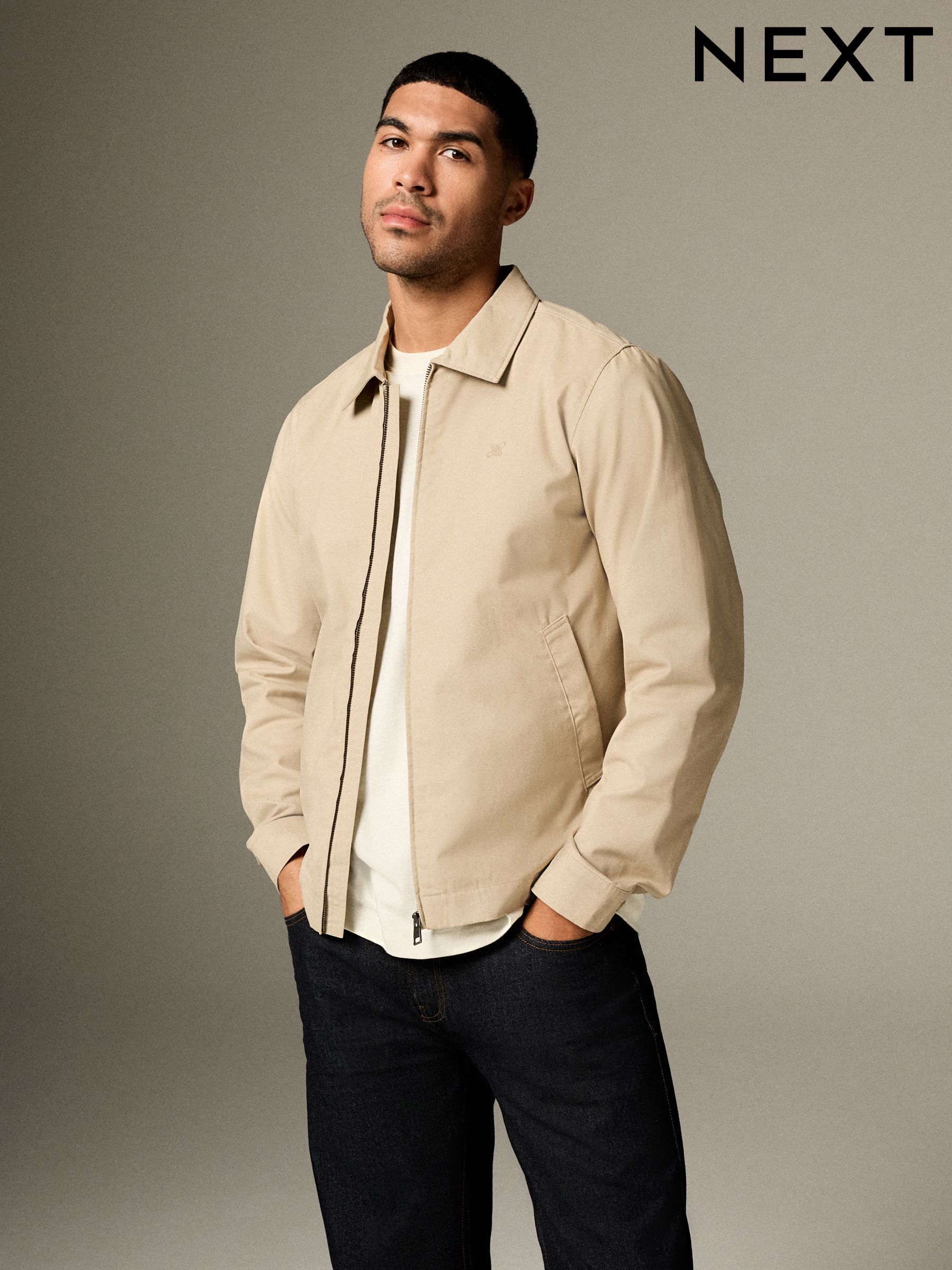 Mens Harrington Jackets | Black & Navy Harrington Jackets