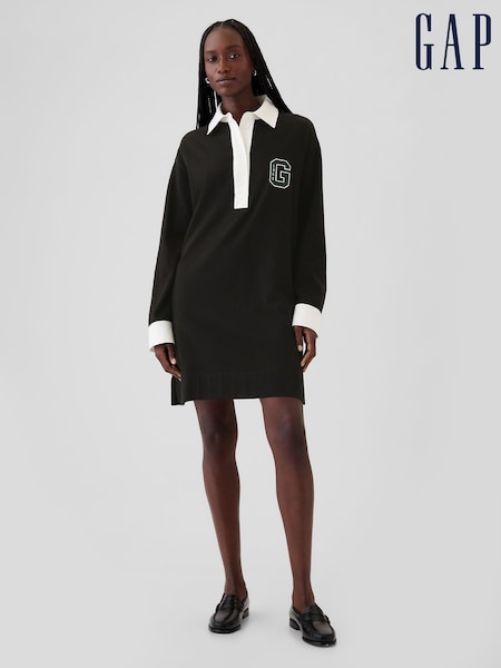 Gap Black Polo Mini Dress (E88777) | €31