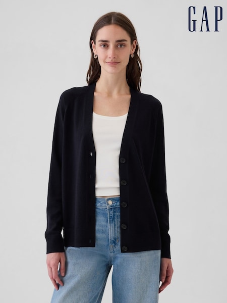 Mornarsko modra - Gap Merino Wool Cardigan (E88794) | € 66