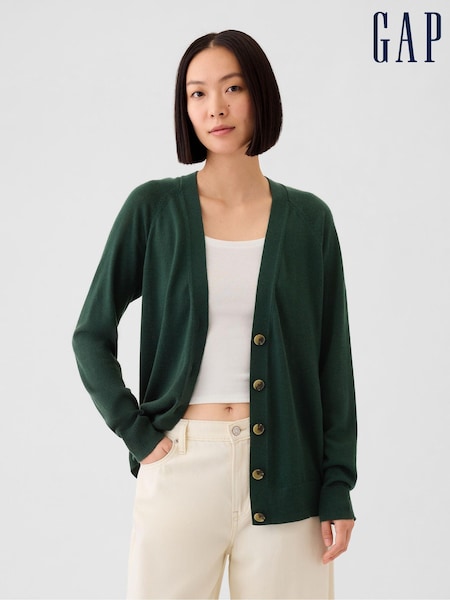 zelena - Gap Merino Wool Cardigan (E88796) | € 66