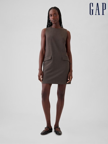 Gap Brown Shift Mini Dress (E88829) | €34