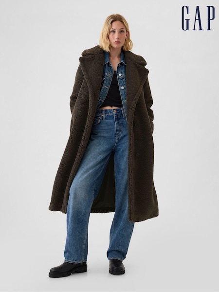 Gap Teddy Borg Sherpa Long Coat (E88830) | €125