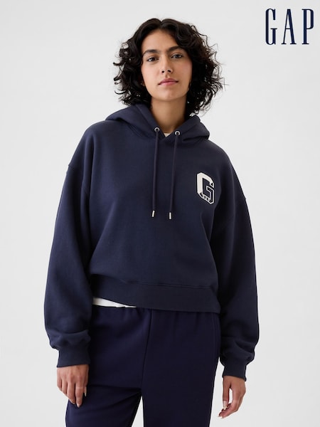 Gap Blue Vintage Soft Cropped Hoodie (E88864) | €57