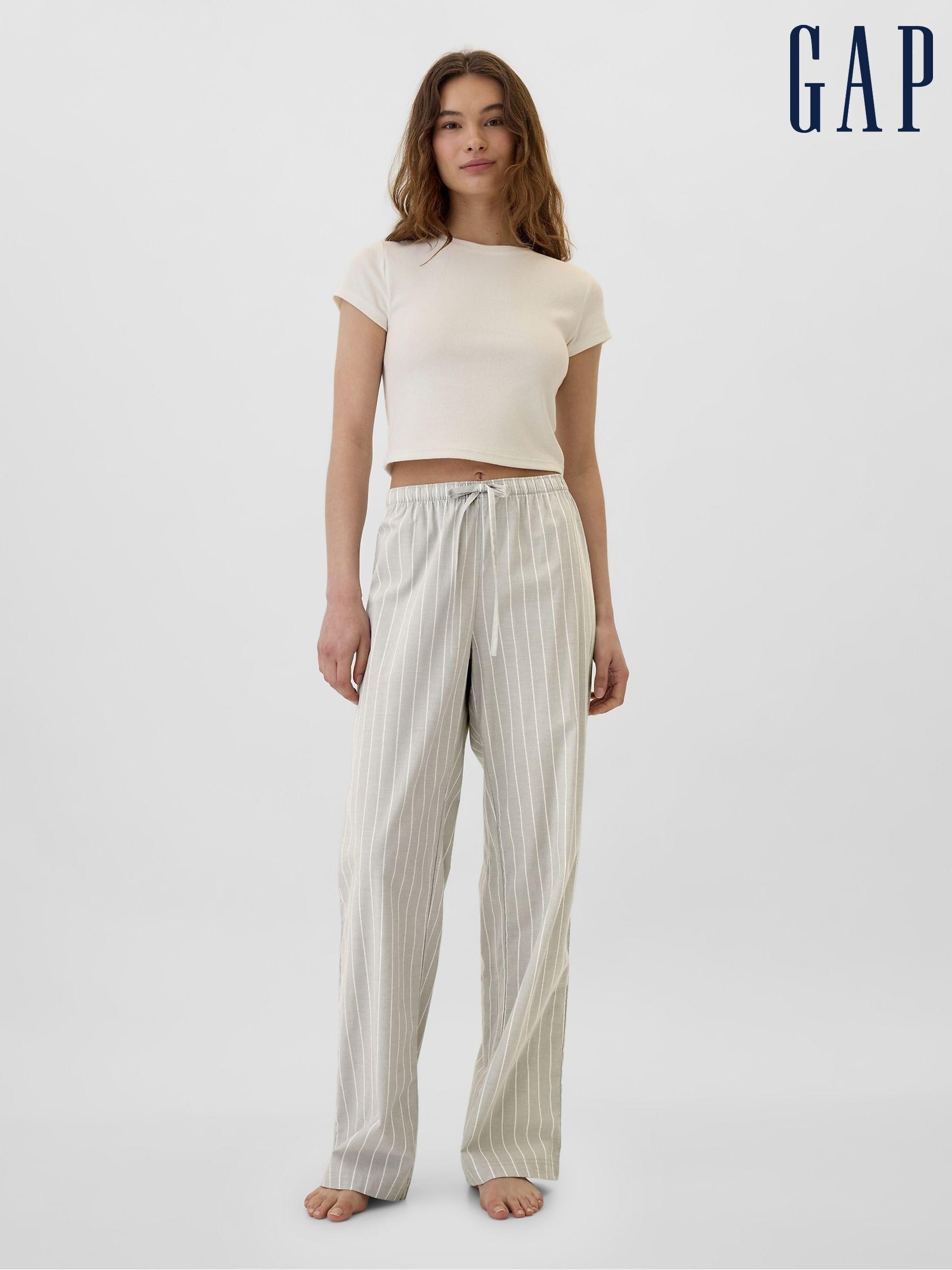 Women s GAP White Pyjama Bottoms Loungewear Long Next Luxembourg
