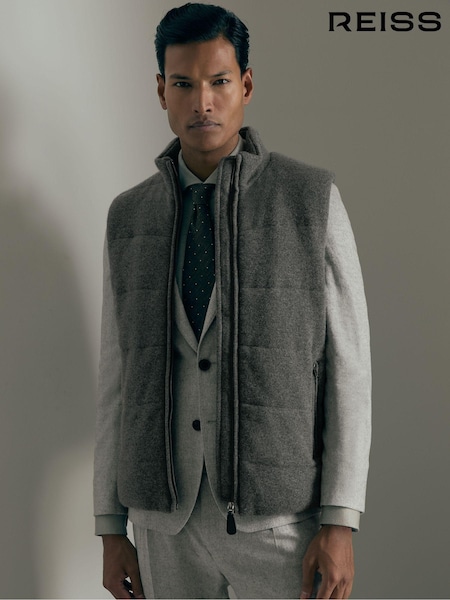 Reiss Shackleton Atelier Quilted-cashmere Gilet (E88915) | €737