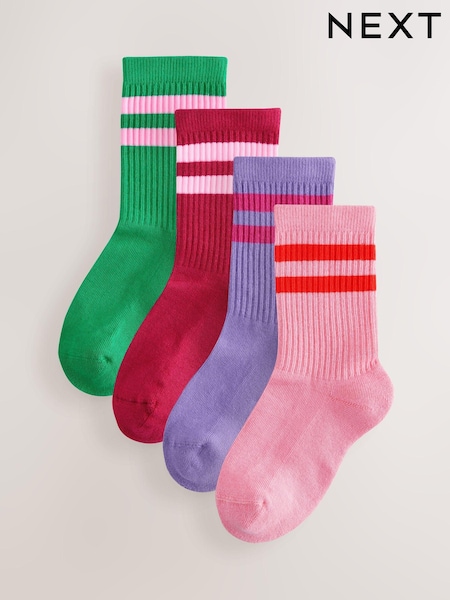 Mehrfarbig - 4 Pack Cotton Rich Cushioned Sole Ankle Socks (E88925) | 10 € - 13 €