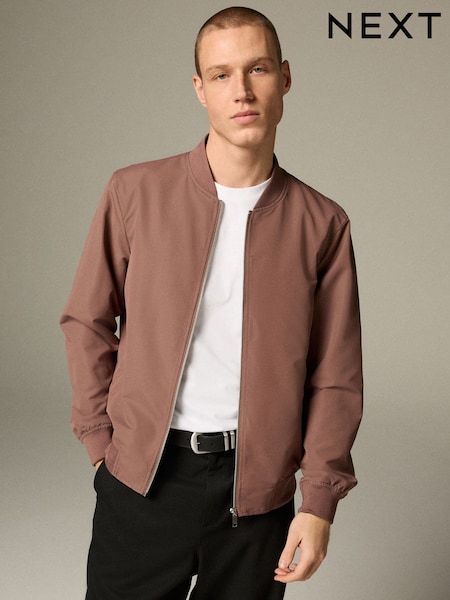 Purple Shower Resistant Bomber Jacket (E88947) | €43