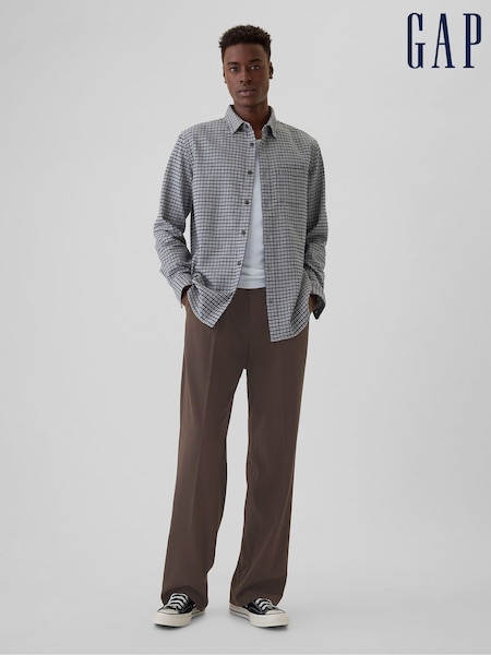Gap Brown 365 Pleated Trousers (E88967) | €25