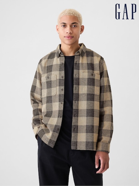 Gap Beige Knit Overshirt (E88971) | €34