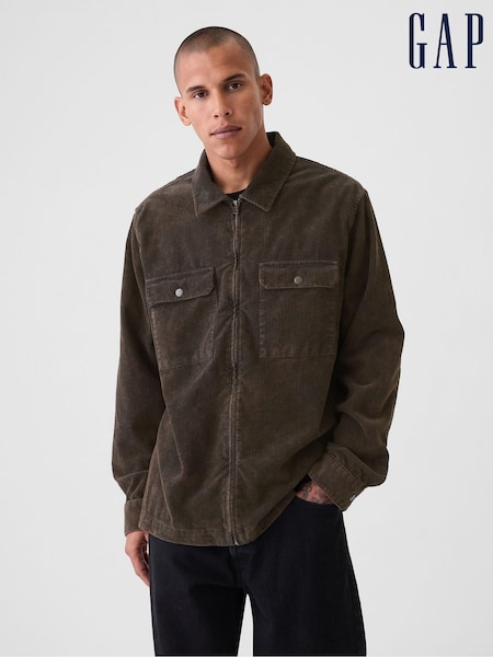 Gap Brown Corduroy Point Collar Jacket (E88984) | €41