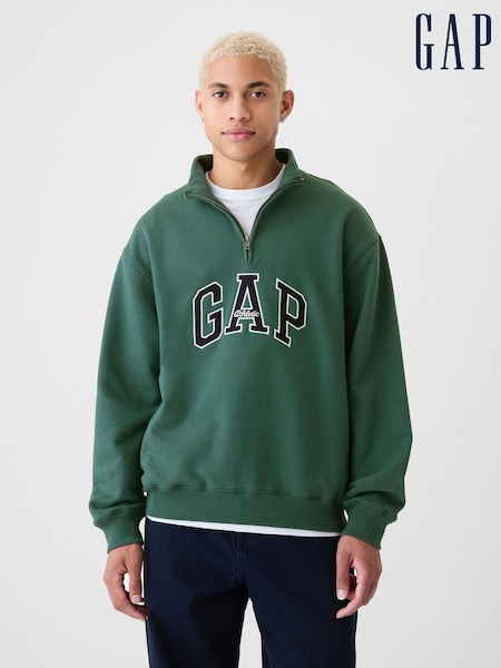 Gap Green Heavyweight Arch Logo Pullover Jumper (E88988) | €34