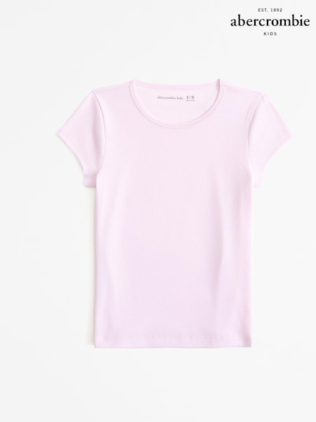 Abercrombie & Fitch Pink Crew Neck Baby T-Shirt (E89038) | AED43 - AED49