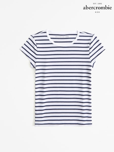 Abercrombie & Fitch Cream Crew Neck Baby T-Shirt (E89046) | AED43 - AED49