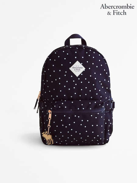 Abercrombie & Fitch Blue Polka Dot Backpack (E89058) | AED122