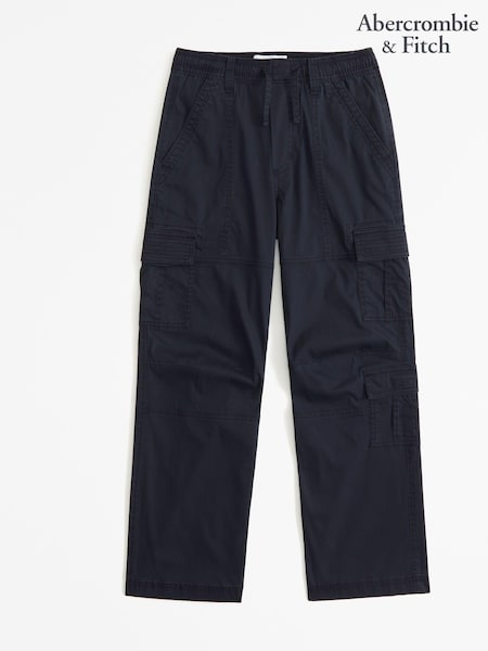 Abercrombie & Fitch Loose Fit Cuffed Cargo Trousers (E89089) | €32 - €34
