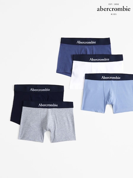 Albastru - Abercrombie & Fitch Boxer 5 Pachet (E89105) | 203 LEI - 213 LEI