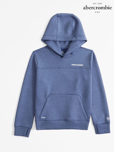 Abercrombie & Fitch Blue Graphic Back Logo Pull Over Hoodie (E89108) | €25 - €26