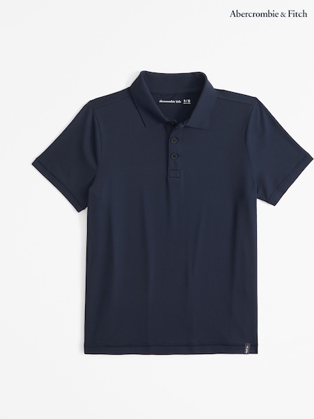 Abercrombie & Fitch Blue Polo Shirt (E89126) | ‏121‏₪ - ‏131‏ ₪