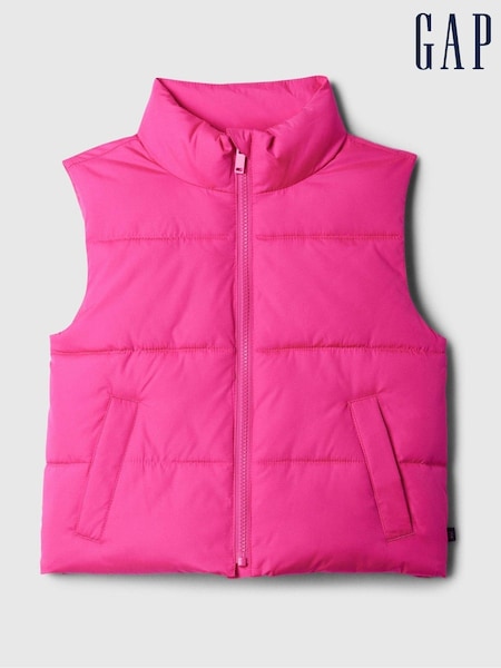 Roz - Gap Fără mâneci Vestă Jachetă (4-13yrs) (E89142) | 186 LEI