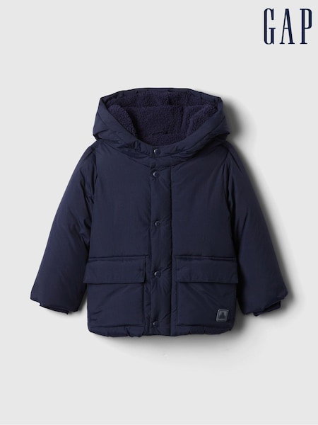 Gap Mid Weight Water-Resistant Sherpa-Lined Puffer Coat (6mths-5yrs) (E89268) | 71 €