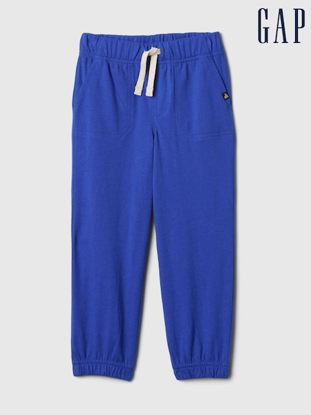 Gap Blue 100% Cotton Pull On Joggers (6mths-5yrs) (E89283) | €14