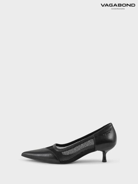 Vagabond Shoemakers Lykke Kitten Heel Black Shoes (E89324) | ₪553