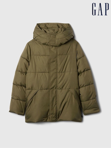 Gap Green Puffer Coat (4-13yrs) (E89330) | €79